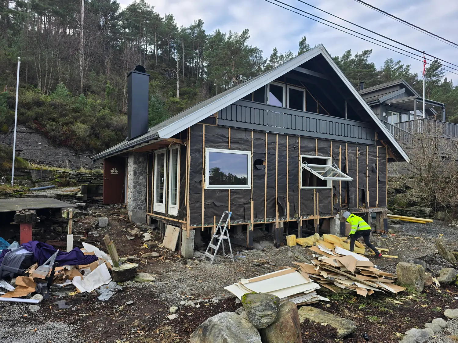 Grunnarbeid og fundamentering